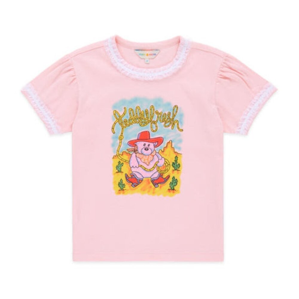 Teddy Fresh Women's Cowboy Teddy Lace Tee